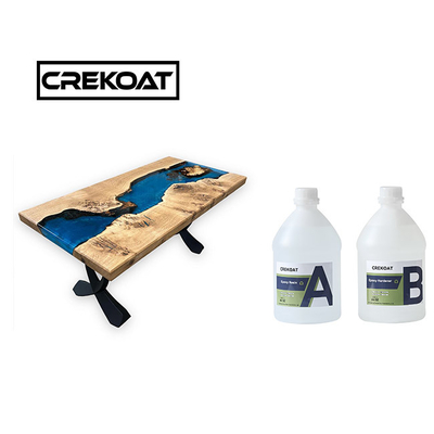 O produto químico resiste a resina moldada profunda dura de Crystal Clear Epoxy Resin Rock para a tabela