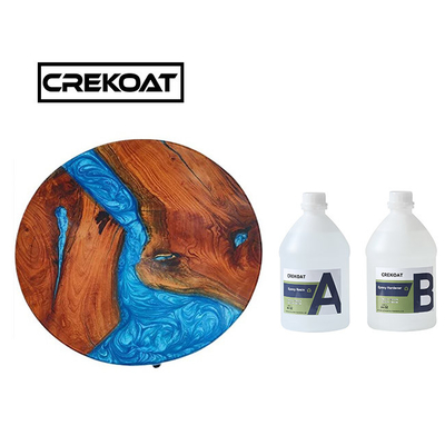 Vidro amarelo de madeira impermeável de Crystal Clear Epoxy Resin For anti como o revestimento