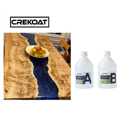 Vidro amarelo de madeira impermeável de Crystal Clear Epoxy Resin For anti como o revestimento