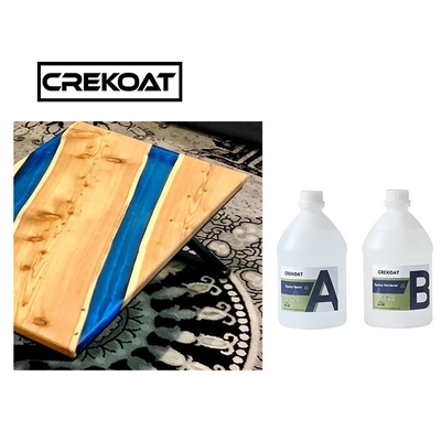 Vidro amarelo de madeira impermeável de Crystal Clear Epoxy Resin For anti como o revestimento