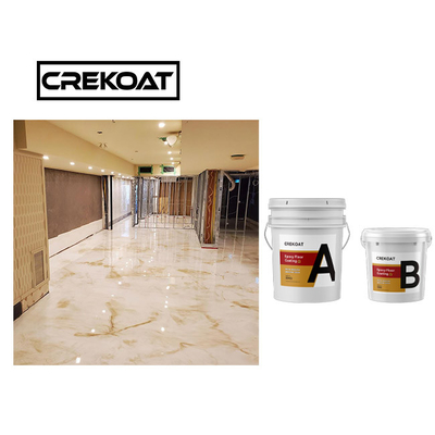 Rapidamente não secando nenhum assoalho metálico da resina de cola Epoxy da bolha que reveste Pearl White