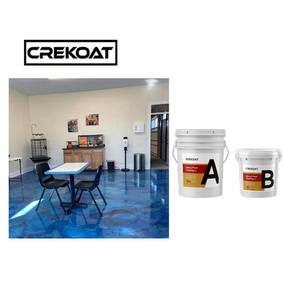 Assoalho metálico durável da cola Epoxy que reveste o anti risco Grey Color