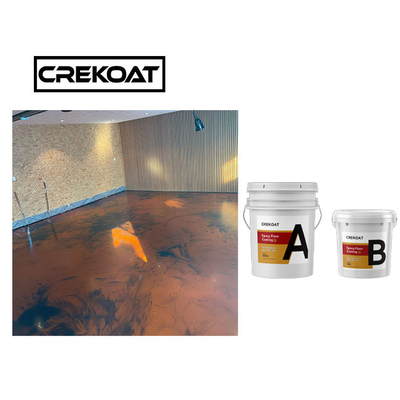 Revestimento metálico duradouro do revestimento da cola Epoxy 3d para o tijolo de madeira
