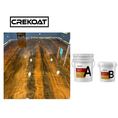 Assoalho concreto metálico resistente UV da resina de cola Epoxy 3d não tóxico