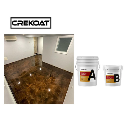 Auto que desgaseifica o assoalho metálico da cola Epoxy que reveste a resina de cola Epoxy e o endurecedor bond fortes