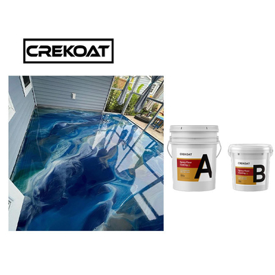 Auto que desgaseifica o assoalho metálico da cola Epoxy que reveste a resina de cola Epoxy e o endurecedor bond fortes