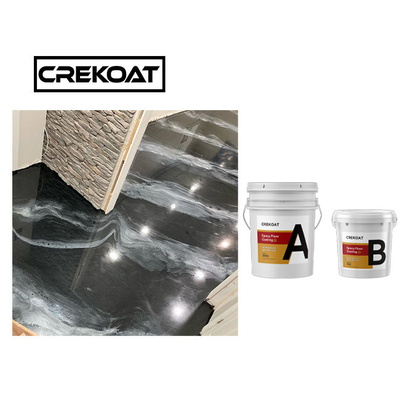 Auto que nivela o revestimento metálico preto do assoalho da cola Epoxy para cerâmico