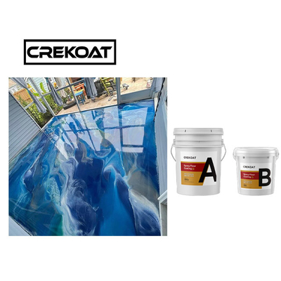 Auto que nivela o revestimento metálico preto do assoalho da cola Epoxy para cerâmico