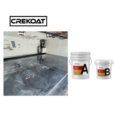 Preto de Crystal Metallic Epoxy Resin Coating da resistência do deslizamento e assoalho da cola Epoxy do ouro