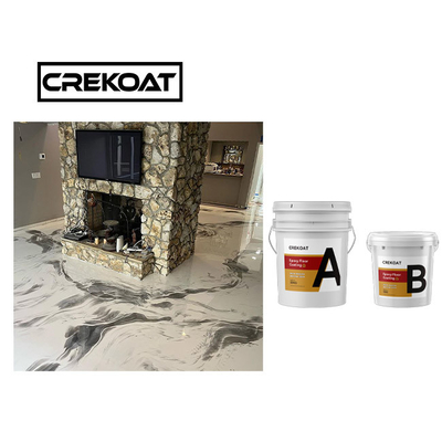 Resistente UV impermeável da bancada metálica durável do revestimento do assoalho da cola Epoxy