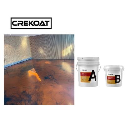 Resistente UV impermeável da bancada metálica durável do revestimento do assoalho da cola Epoxy