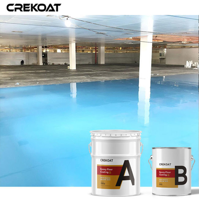 O assoalho industrial da cola Epoxy do GV que reveste o solvente de alto brilho baseou a pintura do assoalho
