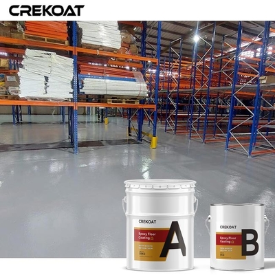 Revestimento industrial de piso epoxi de alta brilho para espaços de varejo