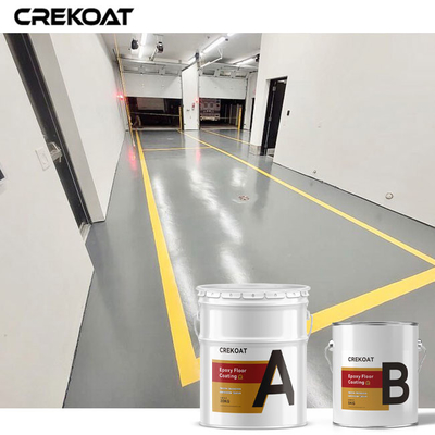 Anti resina de cola Epoxy concreta lustrosa estática da pintura do assoalho que pavimenta o desgaste - resistente