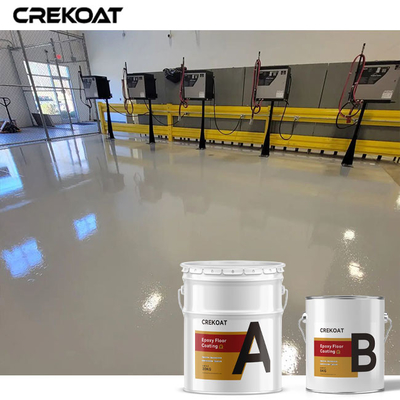 Auto que nivela a superfície lisa e sem emenda branca de alto brilho da pintura do assoalho da cola Epoxy