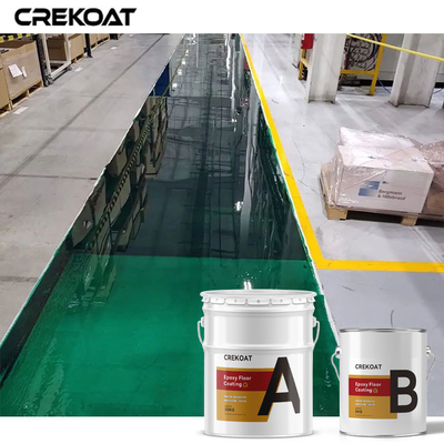 Pintura de piso industrial com baixo teor de COV para betão resistente a produtos químicos