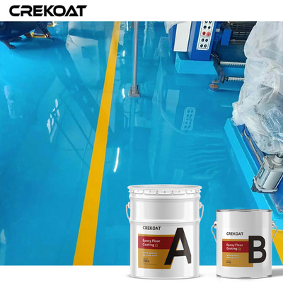 O revestimento industrial do assoalho da cola Epoxy do revestimento de alto brilho suporta o trânsito intenso