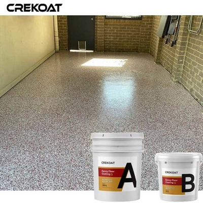 Revestimento decorativo do assoalho da resina de cola Epoxy dos terraços das garagens com os multi flocos da cor