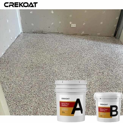 Revestimento decorativo do assoalho da resina de cola Epoxy dos terraços das garagens com os multi flocos da cor