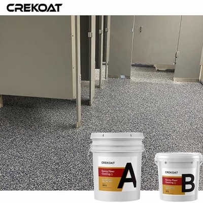 Revestimento decorativo do assoalho da resina de cola Epoxy dos terraços das garagens com os multi flocos da cor