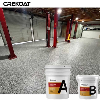 O concreto da resina de cola Epoxy do floco pinta a anti proteção do deslizamento para o revestimento da garagem