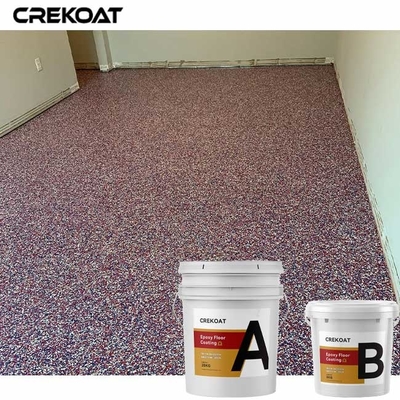 Multi revestimento do assoalho do floco da cola Epoxy da cor com água - resina de cola Epoxy clara baseada