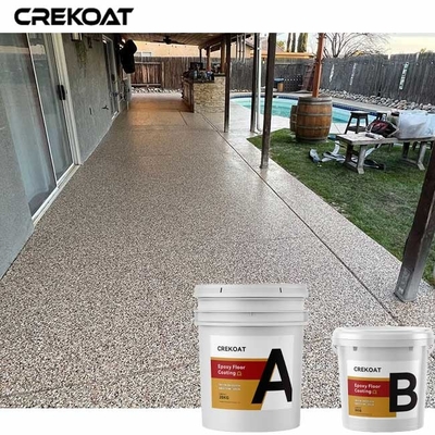 Multi revestimento do assoalho do floco da cola Epoxy da cor com água - resina de cola Epoxy clara baseada