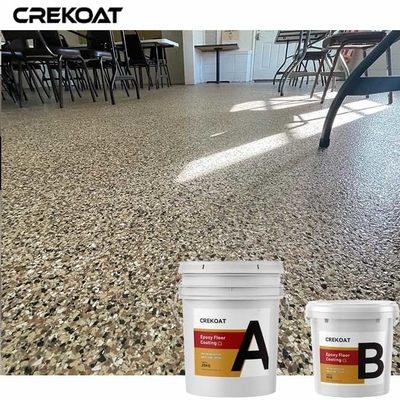 Líquido de revestimento do assoalho da resina de cola Epoxy do floco da cor do TDS resistente