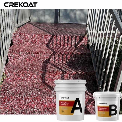 Do floco contínuo da resina de cola Epoxy de 100% produto concreto do componente do revestimento 2