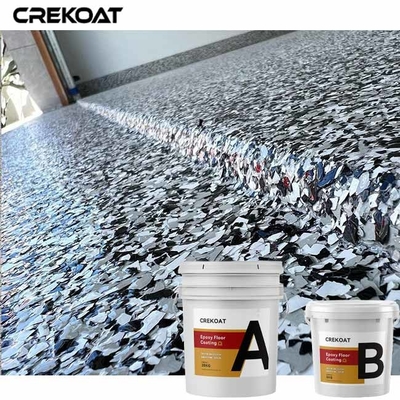 Revestimento do assoalho da resina de cola Epoxy dos flocos para fábricas farmacêuticas e automotivos