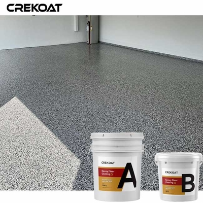 Poliuretano de revestimento Polyaspartic dos flocos do assoalho claro da resina de cola Epoxy para assoalhos concretos