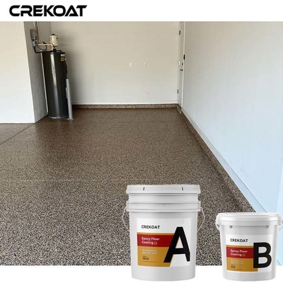 Assoalho colorido da resina de cola Epoxy dos flocos que reveste Grey Finishes de alto brilho