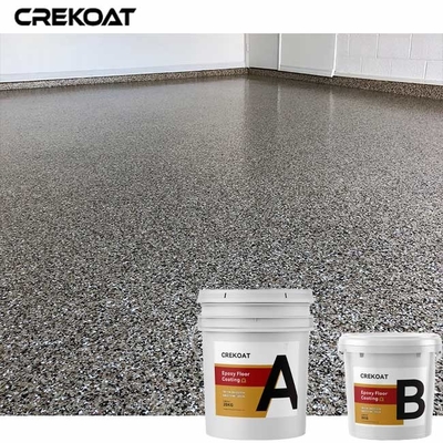 Revestimento transparente do assoalho da resina de cola Epoxy do sobretudo transmitido com Chip Flakes