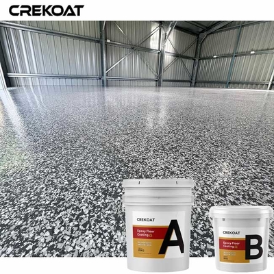 Revestimento transparente do assoalho da resina de cola Epoxy do sobretudo transmitido com Chip Flakes