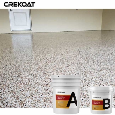 Revestimento transparente do assoalho da resina de cola Epoxy do sobretudo transmitido com Chip Flakes