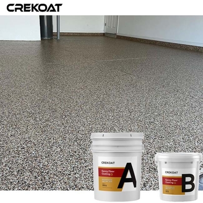Revestimento transparente do assoalho da resina de cola Epoxy do sobretudo transmitido com Chip Flakes