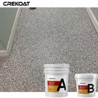 Revestimento do assoalho da resina de cola Epoxy do polímero com vinil decorativo os flocos coloridos