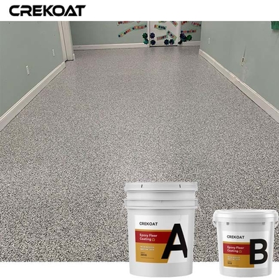 Revestimento do assoalho da resina de cola Epoxy do polímero com vinil decorativo os flocos coloridos
