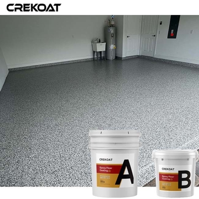 Revestimento do assoalho da resina de cola Epoxy do polímero com vinil decorativo os flocos coloridos