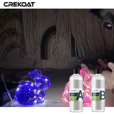 Tabela de resina epoxi cristalina de baixo odor revestimento durável de longa duração