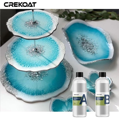 Resistência UV Resina Epoxídica Luminosa Coat Finish Formulário de baixo odor Protege superfícies