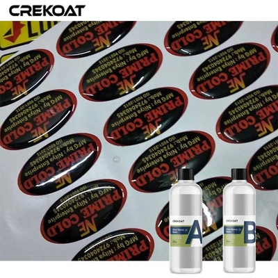Resina de moldação do componente claro flexível do delicado dois da resina de cola Epoxy para a construção de abóbadas das etiquetas