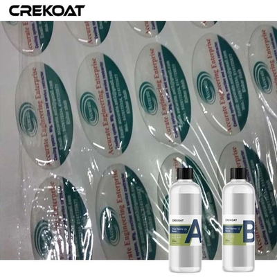 Resina de moldação do componente claro flexível do delicado dois da resina de cola Epoxy para a construção de abóbadas das etiquetas