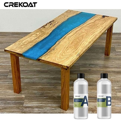 A colagem clara de moldação da resina de cola Epoxy para a barra dos Tabletops surge os revestimentos de madeira