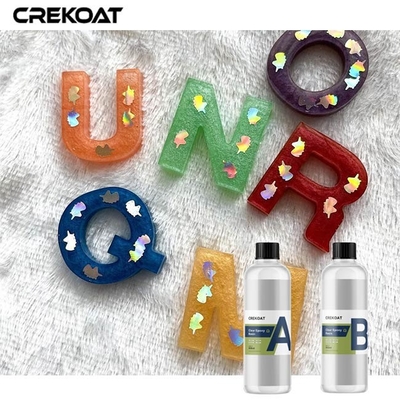 Materiais do metal do molde do silicone de Crystal Clear Epoxy Resin For