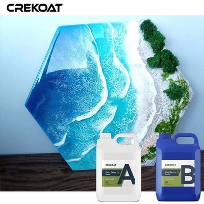Encapsular a fundição Deep Pour Epoxy Resin And Hardener cria arte inspirada no oceano