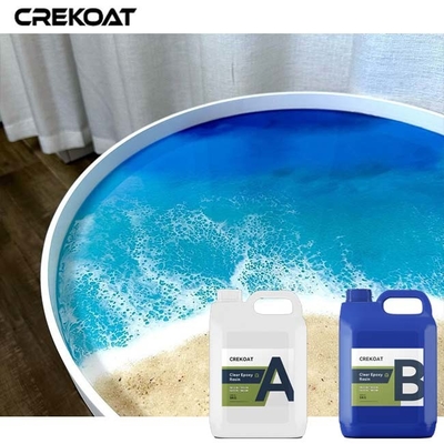 Encapsular a fundição Deep Pour Epoxy Resin And Hardener cria arte inspirada no oceano