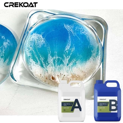 Resina artesanal auto-nivelação Resina epóxi clara para fabricação de pendentes de resina
