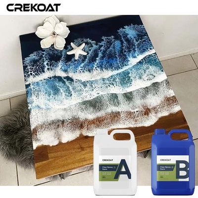 Instalação Rápida Indústria Deep Pour resina epoxi reflete maravilhas da natureza