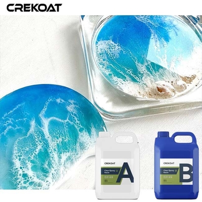 Encapsular Resina Epoxídica Deep Pour oferecendo acabamento brilhante e transparente